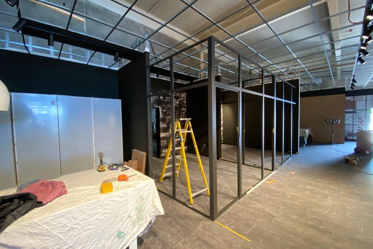 Suspended ceiling installation in Limerick commercial unit by AR Construction Services
